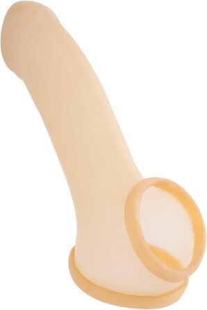 TOYLIE Latex Penis Sleeve (13 см) - Прозорий презерватив для пеніса з кільцем та виразною головкою - Зроблено в Німеччині