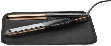 Випрямляч та плойка для волосся BaByliss Straight And Curl Brilliance ST482E: титанові пластини, іонізація Anti-Frizz, 5 рівнів температури до 235°C, мідний колір