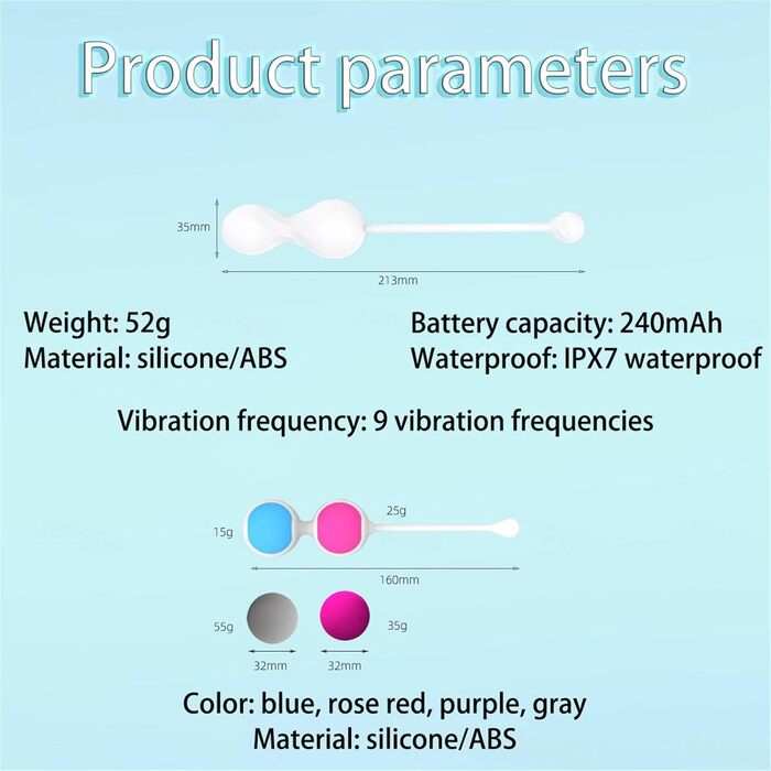 Вібратор з дистанційним керуванням та додатком, 9 режимів вібрації для жінок, портативний масажер G-Spot для пар, білий