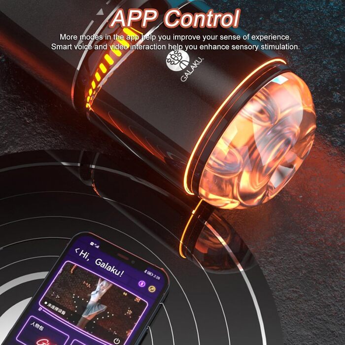 Мастурбатор Layhou з керуванням через додаток, автоматичний статевий аксесуар для чоловіків, 10 режимів вібрації, іграшка для дорослих