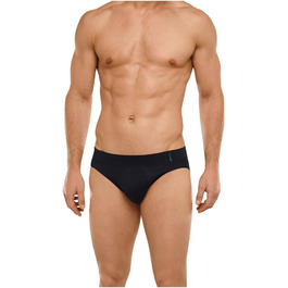 Труси чоловічі Schiesser Rio Long Life Cotton, блакитно-чорні, 2 шт., розмір 7/XL