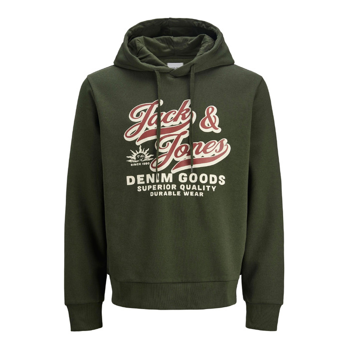 Чоловічий худі з капюшоном Jack & Jones з логотипом, розмір L