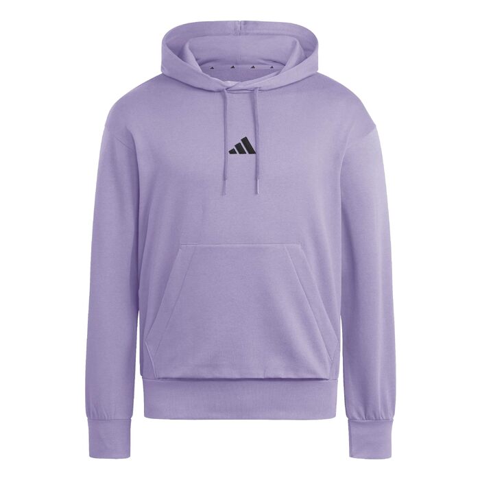 Чоловіча худі adidas Performance Feelcozy з капюшоном, колір Magic Lilac/Black, розмір S