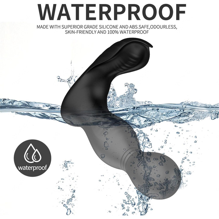 Вібратор для жінок G-Spot, 7 режимів, вібратор для клітора, анальний дildo для пар, чорний