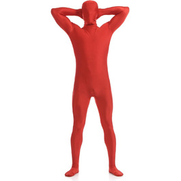 Танцювальний комбінезон-боді Leemqcyа з маскою, червоний, S (145-155см)