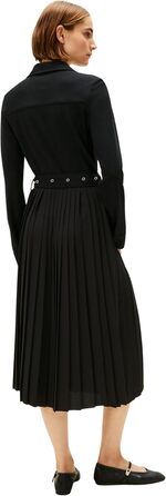 Поло Tommy Hilfiger Interlock Mix Media DRS Ls WW0WW48398 Black (Чорне) - Жіноче поло-плаття
