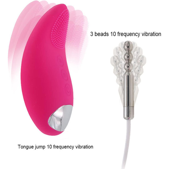 Вібратор для чоловіків PQKuss з нержавіючої сталі, водонепроникний, для масажу простати, 10 частот, фіолетовий