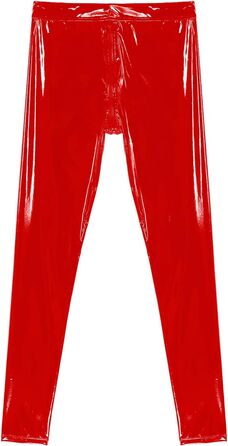 Чоловічі шорти-спідниця з відкритим кроком для вечірок (4XL, Червоний)