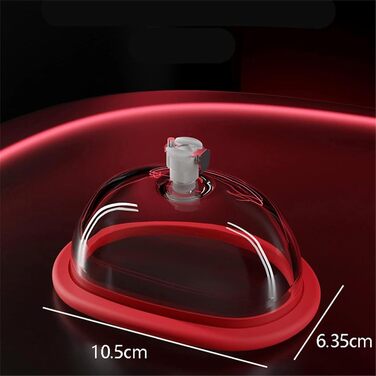 Електричний масажер для клітора з вакуумною помпою, LZMYZ - стимулятор для жінок та пар