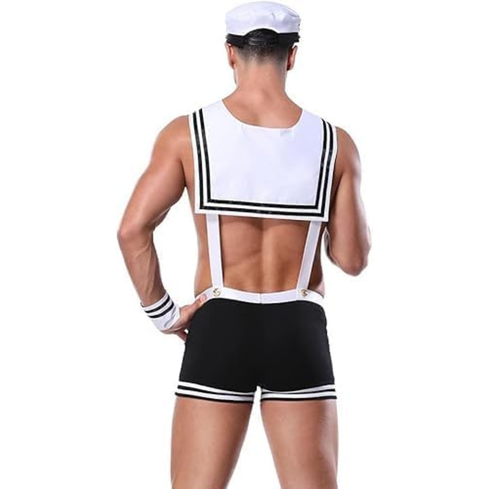 Сексуальна спідня білизна для чоловіків: комплекти, комбінезони для клубів, форма офіціанта, косплей, шнурівка, універсальний розмір