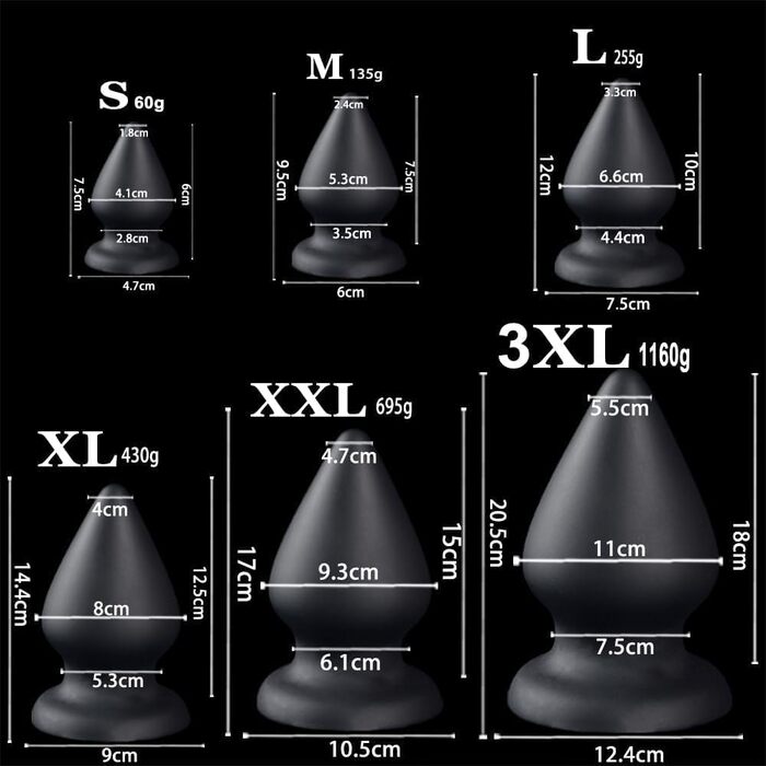 Силіконовий анальний плаг Jomyu Weichen з сукупником для анального розширення та масажу G-точки. Підходить для жінок та чоловіків, початківців та професіоналів.