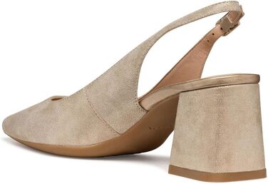 Жіночі туфлі-човники Geox D Giselda CPump, світло-золотисті, розмір 37 EU
