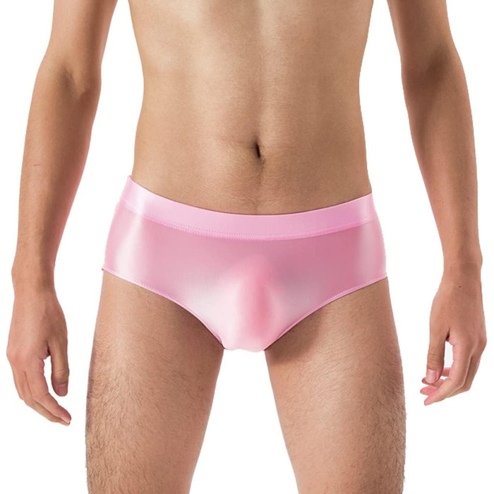 Сексуальна спідня білизна Suer Code для чоловіків: 6 шт. з нейлону, м'які, дихаючі труси (M, 2 шт. рожеві)