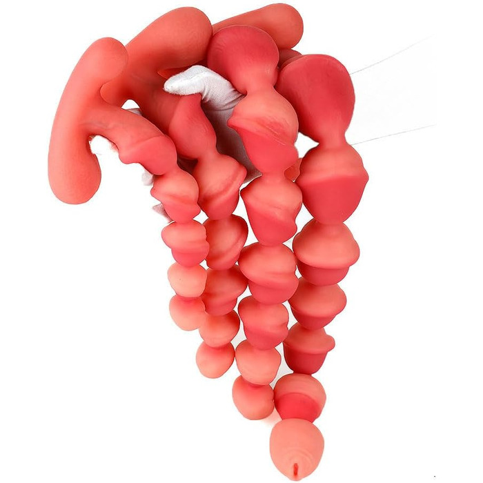 Анальний дildo з силікону NAIXBTY з набором кульок для ануса (5/6/7/8) - для чоловіків та жінок