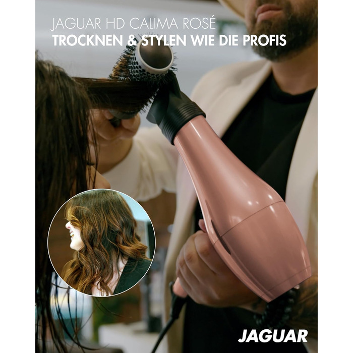 Професійний фен для волосся JAGUAR HD CALIMA Black — потужний стайлер з регулюванням температури, обдуву та кнопкою швидкого охолодження