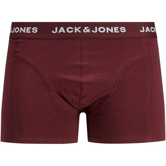JACK & JONES труси боксерські чоловічі 7 шт. в наборі (синій, сірий, червоний, темно-синій, чорний)