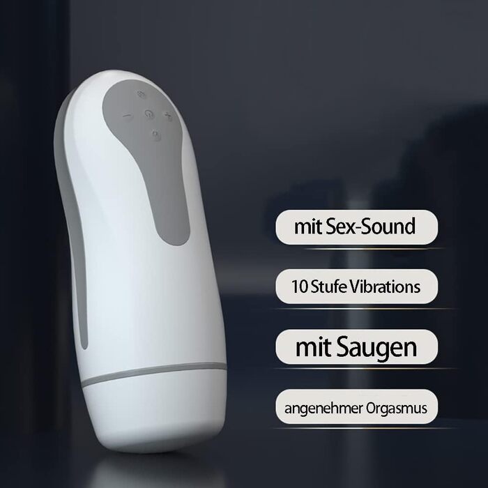 Автоматичний чоловічий мастурбатор Xuomt з тоном, 10 режимів вібрації та рівні всмоктування - іграшка для дорослих