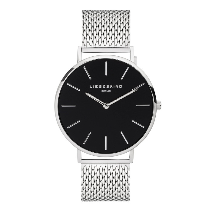 Жіночий наручний годинник Liebeskind Berlin LT-0156-MQ IP Black (Сріблястий / Чорний)