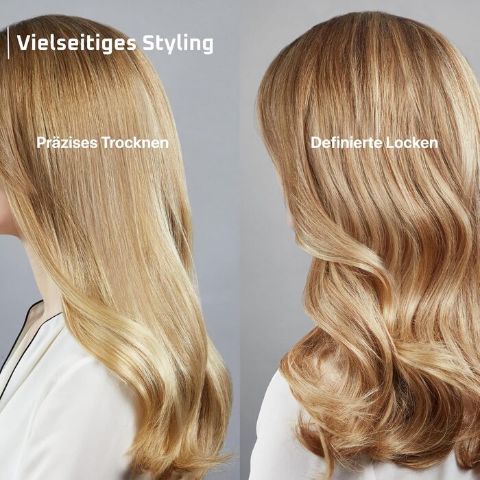 Фен для волосся Rowenta x Karl Lagerfeld K/Pro Stylist CV888L з іонізацією, професійний, чорний/рожеве золото