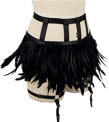 Жіночі мереживні накладки на стегна, ремінці для ніг, пояс-петлі, готичний стиль, для клубу, вечірки, танців, фестивалів (білий, чорний)