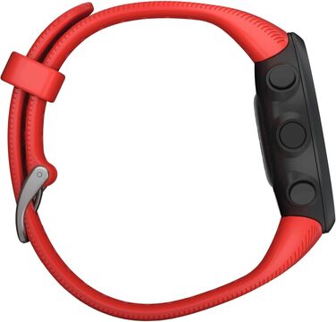 Спортивний GPS-годинник Garmin Forerunner 45 для бігу, фітнес-трекер з пульсометром та планами тренувань, червоний (розмір M)