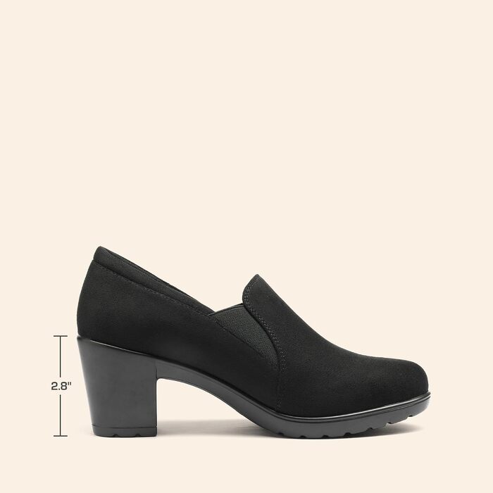 Жіночі класичні туфлі-човники DREAM PAIRS, чорна замша, розмір 39 EUR