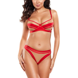 Axami Soft бюстгальтер з м'якими чашками та смугами 90E червоний