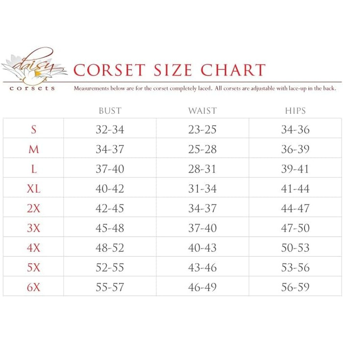 Корсет Daisy Corsets з шнурівкою, чорний велюр, сталеві ребра, Overbust, 4XL