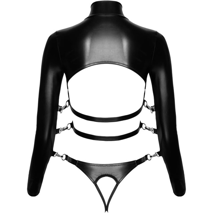 Комплект нижньої білизни Bad Kitty, чорний, розмір M