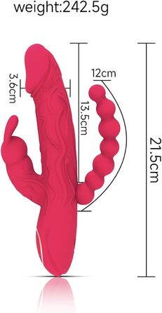 Вібратор Dildo SexSpielzeug з G-точкою, 10 режимів вібрації, анальний плагін, стимулятор простати, для жінок та пар