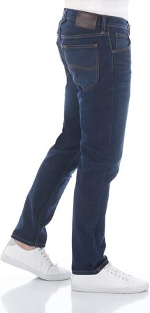 Чоловічі джинси Lee Daren Regular Fit Stretch, прямий крій, темно-сині, 36W/32L