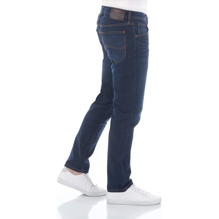 Чоловічі джинси Lee Daren Regular Fit Stretch, прямий крій, темно-сині, 36W/32L
