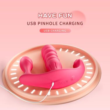 Вібратор для жінок LZYLWC з 10 режимами - вібратор клітора та G-точки, анальний вібратор, силікон, преміум-якість