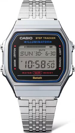 Наручний годинник Casio Vintage Iconic ABL-100WE-1AEF унісекс, сріблястий