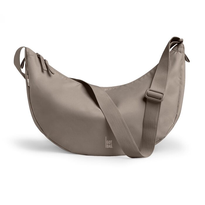 Водонепроникна сумка-кросбоді GOT BAG Moon Bag у формі півмісяця, великий розмір (Seal Monochrome, Large)
