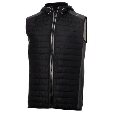 Чоловічий гібридний легкий жилет з капюшоном Calvin Klein Redwood 2026, колір Charcoal Marl, розмір M