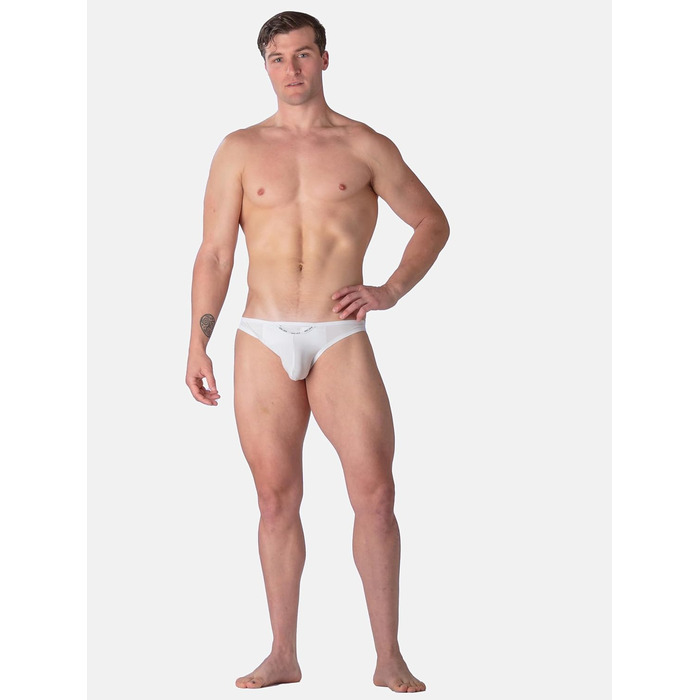 Слідки чоловічі WOH Tanga G-String Jockstrap, сексуальна білизна, мікро-слідки для чоловіків, білий колір