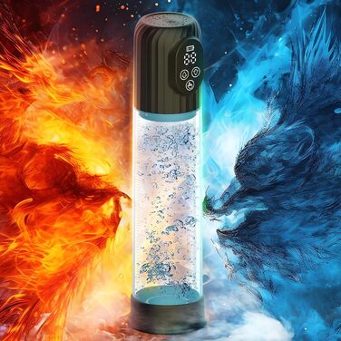 Електрична помпа для збільшення пеніса з LED-дисплеєм, 8 режимів, для покращення ерекції та затримки еякуляції