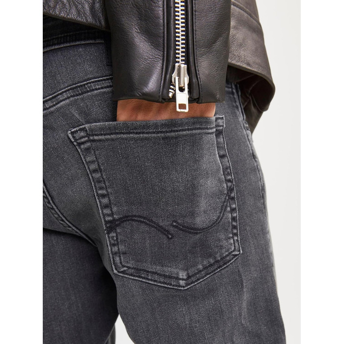 Чоловічі джинси Jack & Jones Glenn Original Slim Fit, чорні (36W / 36L)