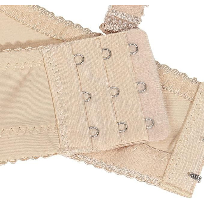 3 шт. бюстгальтерів CXCX для жінок з пуш-ап, кісточками, мереживом, регульованими бретелями, підтримка великих грудей, класичний комплект бюстгальтерів, зручна білизна, чорний, 105C