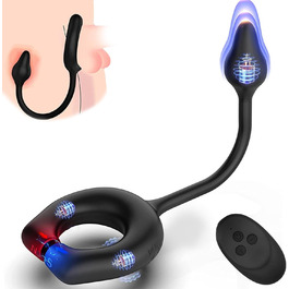 Вібратор для чоловіків, масажер простати, анальний вібратор, масажний анальний плаг, для затримки еякуляції