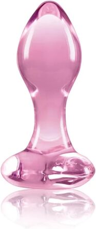 Анальний масажер Buttplug Kleine rosa Glas - набір скляних анальних кульок та дildo для дорослих