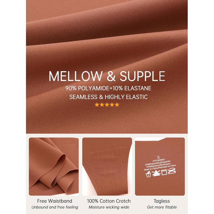 Сліпекс для жінок ALL OF SHE, 6 шт. XL, безшовні, сексуальні труси, танга, багато кольорів