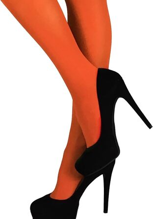 Чулки до коліна MILA MARUTTI для гетра, мікрофібра, 40 ден, помаранчевий/західний колір (смугастий)