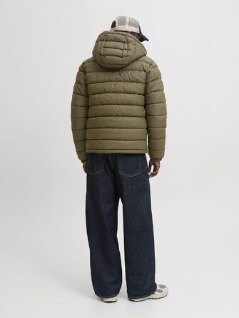 Чоловіча стібана куртка JACK & JONES (розмір L, колір Grape Leaf)