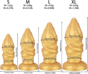 Анальний дildo Jomyu Riesen з конічною голівкою, великий розмір (XL), для чоловіків та жінок, масаж G-точки та простати, з присоскою
