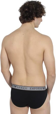 Слип Emporio Armani (2 шт.) (L, Чорний/Білий)