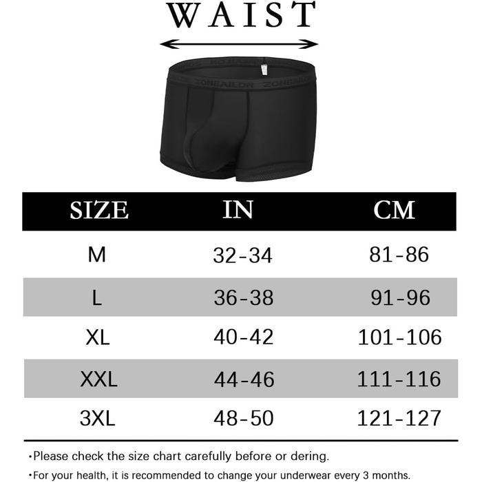 Сліпекс чоловічі прозорі сексуальні труси BIATWOWR з підсилювачем мішка для більшої привабливості та комфорту (2 шт.): різнокольорові, XL