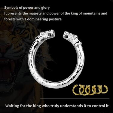 Сталевий кільце для пеніса з накіткою, комплект 5 шт. - Інтимна іграшка для чоловіків