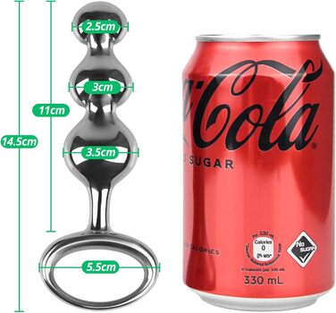 Анальний плагін Roluck з нержавіючої сталі, масажер простати та стимуляції G-точки, іграшки для дорослих для чоловіків та жінок